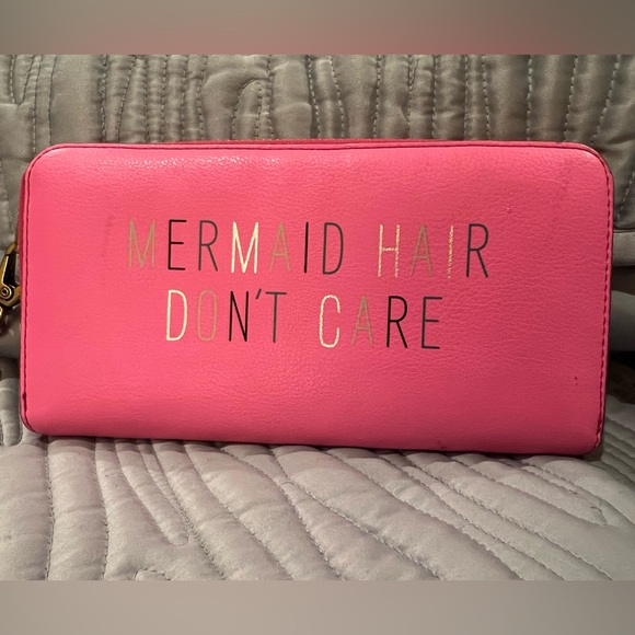 Fossil Emma Mermaid Hair Don’t Care Full Zip Clutch Wallet - Picture 1 of 12